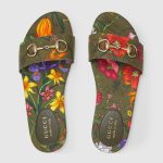 Gucci Women’s slide sandal with Horsebit - Image 2